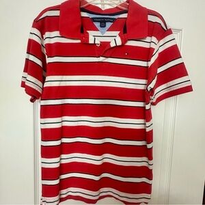 EUC - Kids Striped Polo Shirt, SS, Tommy Hilfiger - Large 16-18 👕